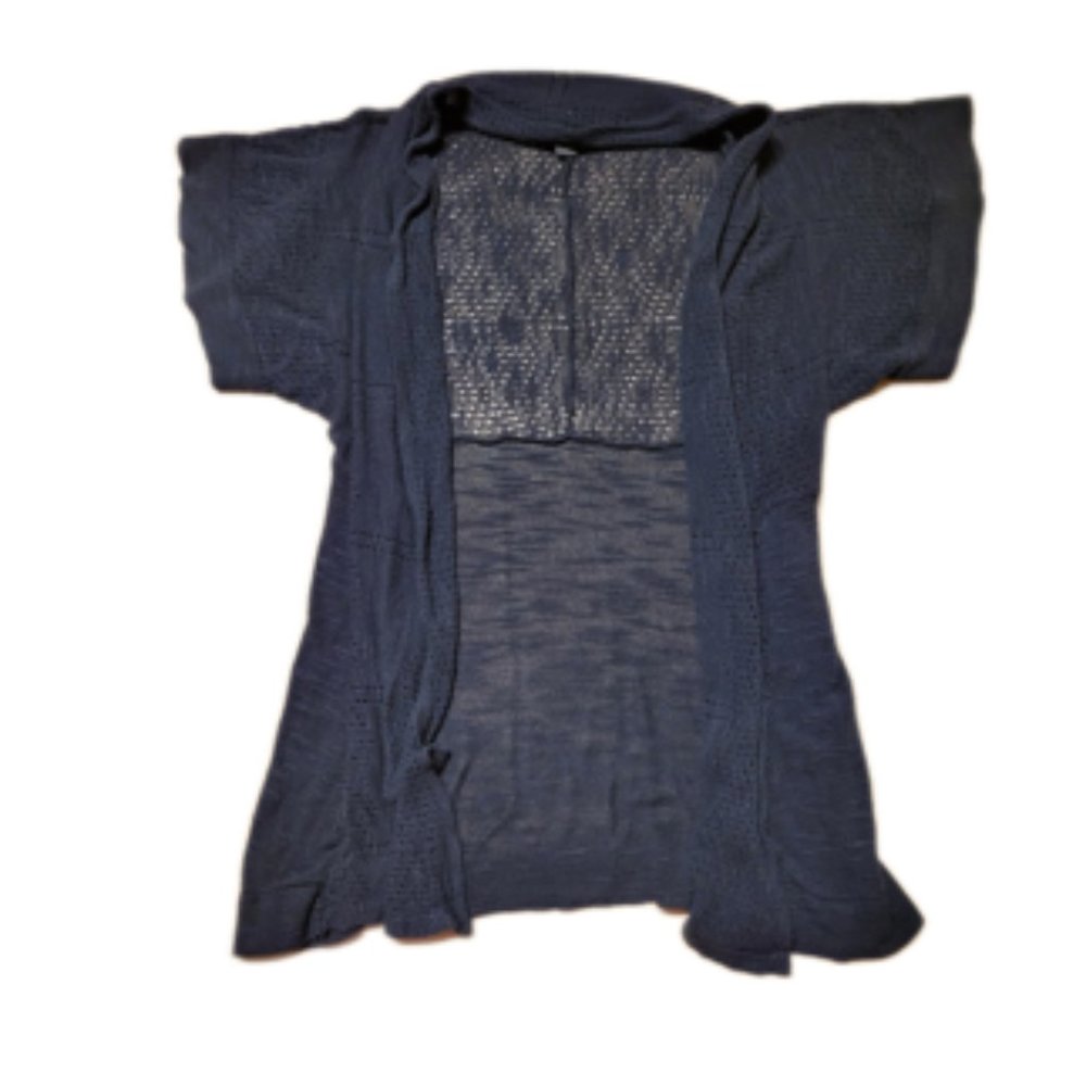 Short sleeve black shawl